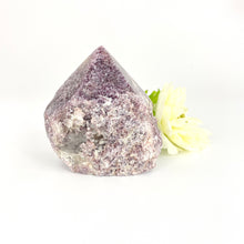 Load image into Gallery viewer, Crystals NZ: Lepidolite polished crystal point
