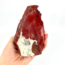 Load image into Gallery viewer, Crystals NZ: Large mookaite raw crystal chunk with cut base
