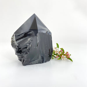 Crystals NZ: Black obsidian polished point