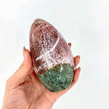 Load image into Gallery viewer, Crystals NZ: Ocean jasper crystal polished free form
