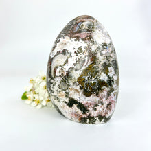 Load image into Gallery viewer, Crystals NZ: Ocean jasper polished crystal cut base
