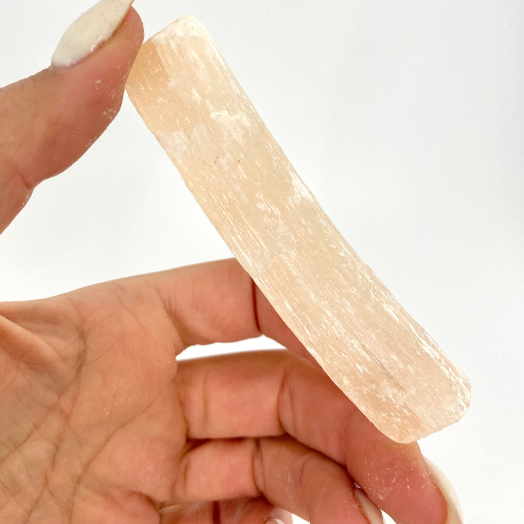 Crystals NZ: Orange selenite crystal wand