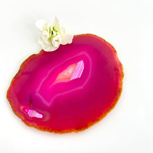 Load image into Gallery viewer, Crystals NZ: Pink agate crystal slice
