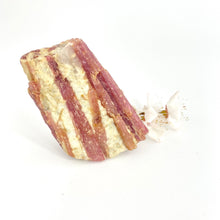 Load image into Gallery viewer, Crystals NZ: Pink tourmaline in quartz crystal
