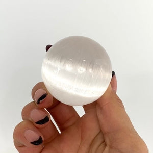 Crystals NZ: Polished selenite crystal sphere