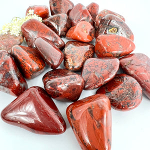 Red Jasper tumblestone | ASH&STONE Crystals Shop Auckland NZ