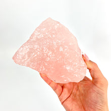 Load image into Gallery viewer, Crystals NZ: Large raw rose quartz crystal chunk 1.19kg
