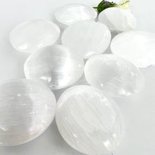 Load image into Gallery viewer, Crystals NZ: Selenite crystal palm stones
