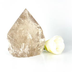 Crystals NZ: Smoky quartz crystal polished point
