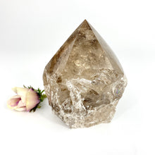 Load image into Gallery viewer, Crystals NZ: Smoky quartz crystal polished point
