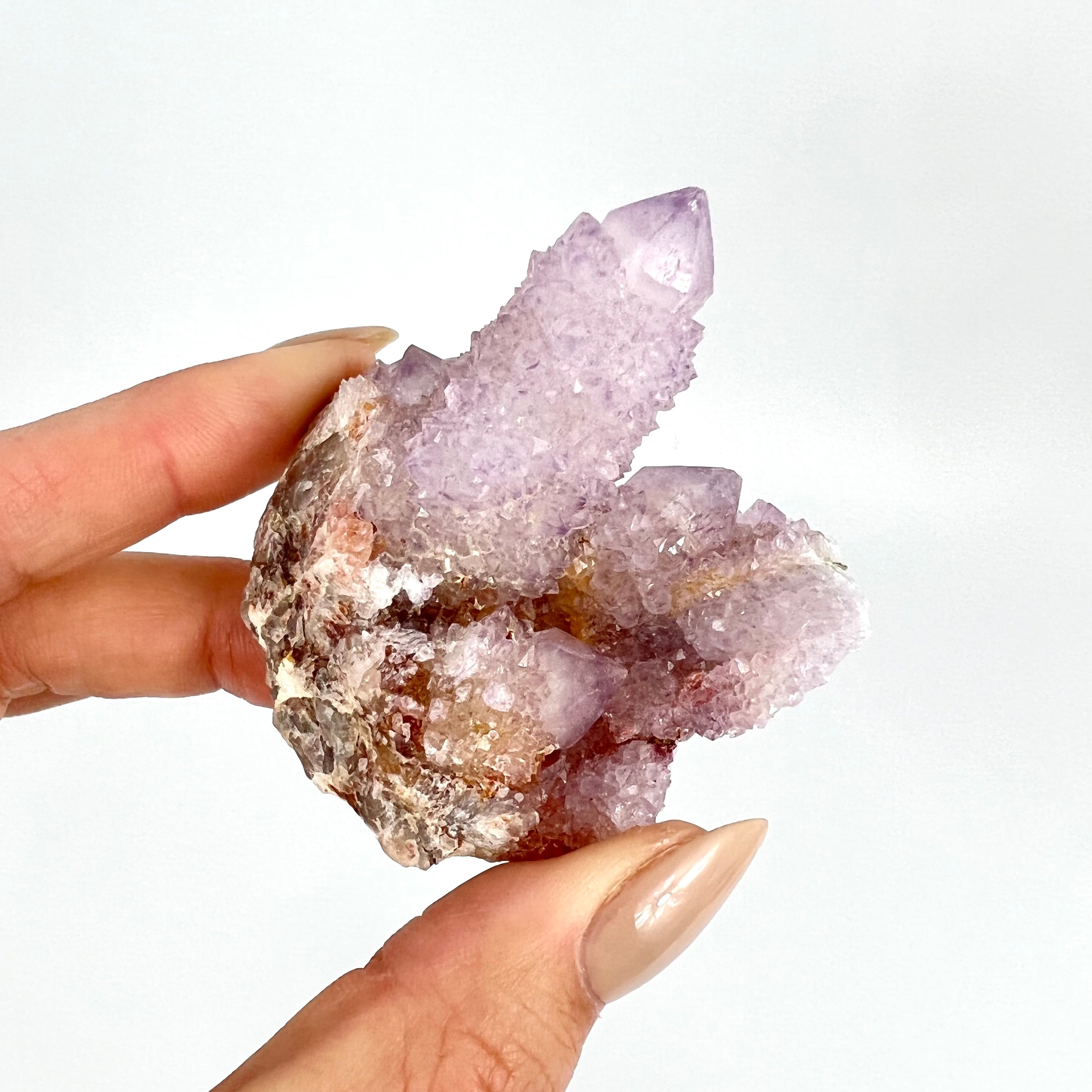 Crystals NZ: Spirit quartz crystal cluster - rare