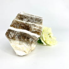 Load image into Gallery viewer, Crystals NZ: Zebra calcite crystal chunk - raw
