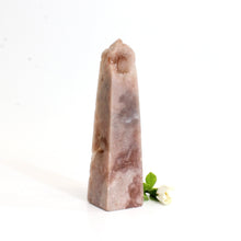 Load image into Gallery viewer, Pink amethyst crystal obelisk | ASH&amp;STONE Crystals Shop Auckland NZ
