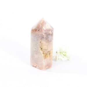 Pink amethyst crystal tower | ASH&STONE Crystals Shop Auckland NZ