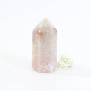 Pink amethyst crystal tower | ASH&STONE Crystals Shop Auckland NZ