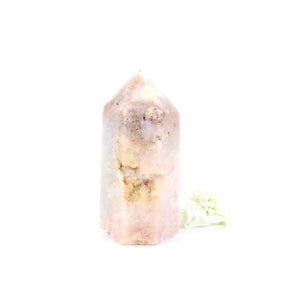 Pink amethyst crystal tower | ASH&STONE Crystals Shop Auckland NZ