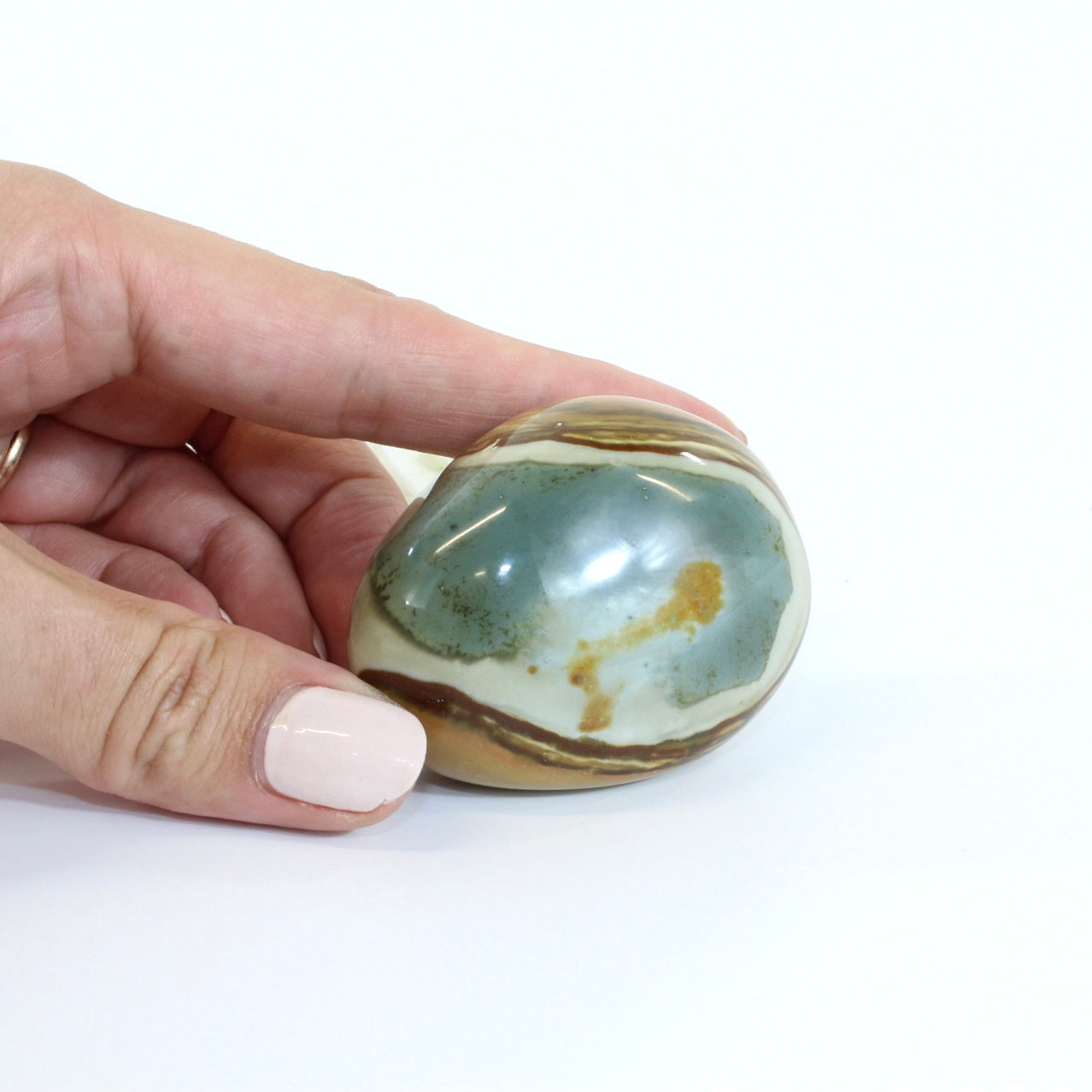 Polychrome jasper polished crystal | ASH&STONE Crystals Shop Auckland NZ