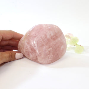 Rose quartz crystal polished free form | ASH&STONE Crystals Shop Auckland NZ
