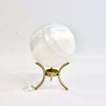 Load image into Gallery viewer, Large selenite crystal sphere on stand 2.3kg | ASH&amp;STONE Crystals Shop Auckland NZ
