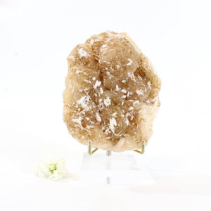 Stilbite crystal cluster with stand | ASH&STONE Crystals Shop Auckland NZ