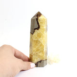 Yellow septarian crystal tower | ASH&STONE Crystals Shop