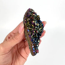 Load and play video in Gallery viewer, Crystals NZ: Rainbow aura quartz crystal cluster
