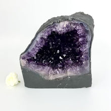 Load and play video in Gallery viewer, Large Crystals NZ: Large amethyst crystal cave 9.5kg
