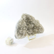 Load image into Gallery viewer, Large apophyllite crystal cluster on stand 1.16kg | ASH&amp;STONE Crystals Shop Auckland NZ

