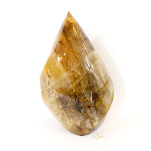 Extra large golden healer crystal flame 11.3kg | ASH&STONE Crystals Shop Auckland NZ