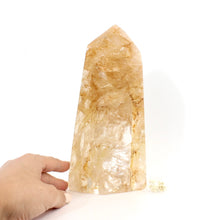 Load image into Gallery viewer, Large golden healer crystal in quartz point 3.62kg | ASH&amp;STONE Crystals Shop Auckland NZ
