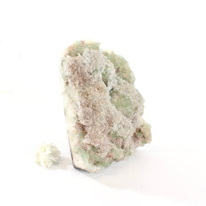 Large green apophyllite with stilbite crystal cluster 1.95kg | ASH&STONE Crystals Shop Auckland NZ