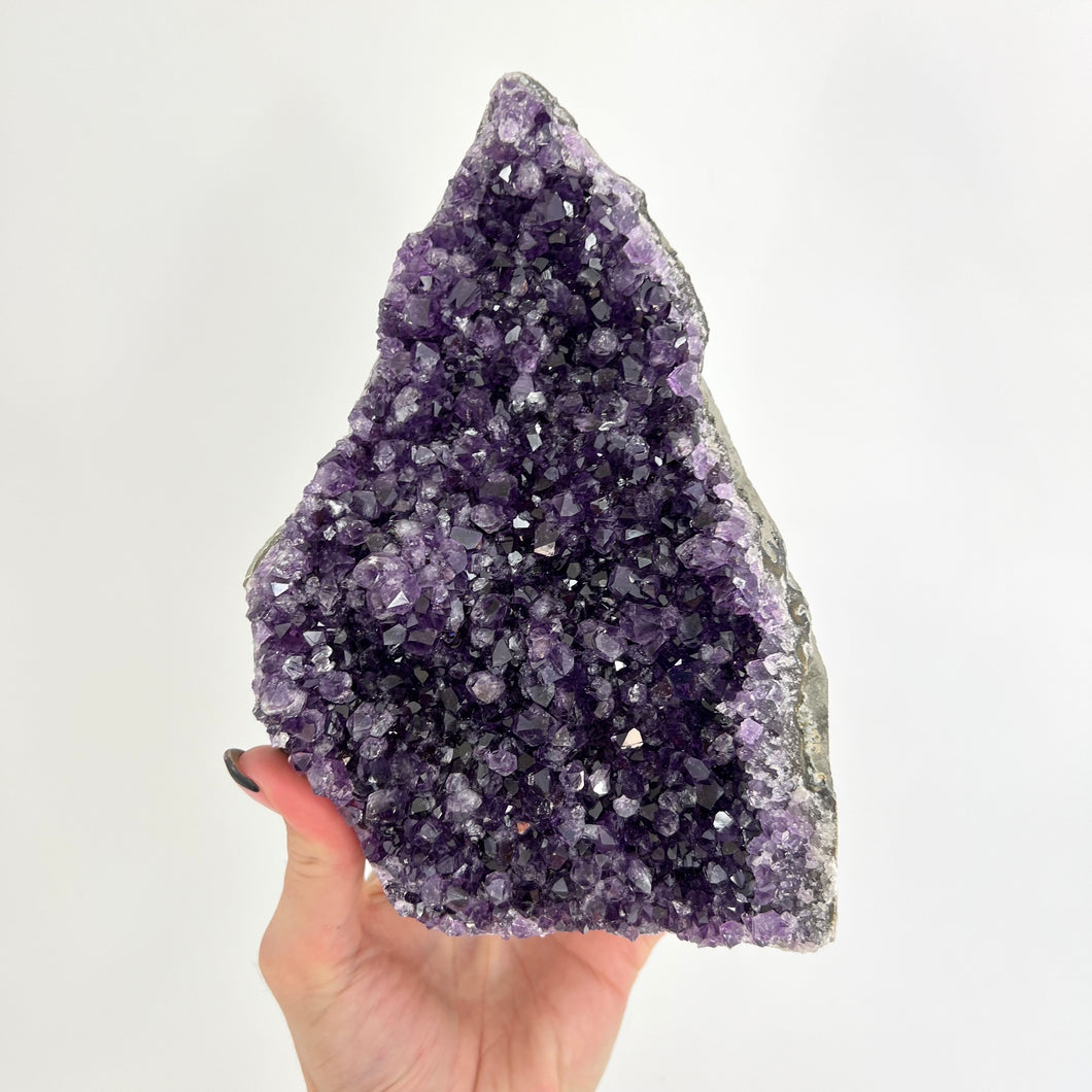 Large Crystals NZ: Large amethyst crystal cluster