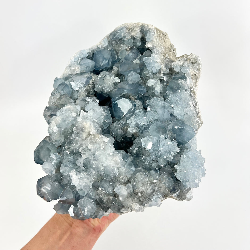 Large Crystals NZ: Large celestite crystal cluster - 6.85kg