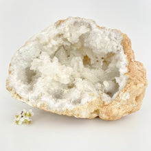 Load image into Gallery viewer, Large Crystals NZ: Extra large clear quartz crystal geode half 4.28kg
