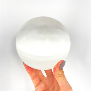 Large Crystals NZ: Extra large polished selenite crystal sphere