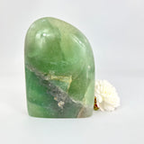 Large Crystals NZ: Large green fluorite crystal polished free form
