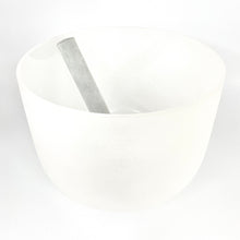 Load image into Gallery viewer, Large crystals NZ: Root chakra quartz crystal singing bowl
