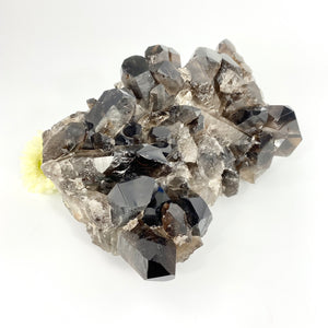 Large crystals NZ: Large smoky quartz crystal cluster