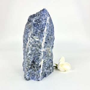 Crystals NZ: Large sodalite crystal cut base