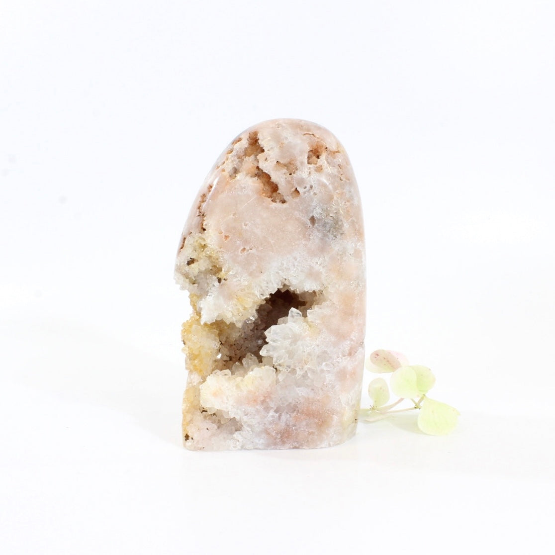 Large pink amethyst polished crystal with druzy & cave | ASH&STONE Crystals Shop Auckland NZ