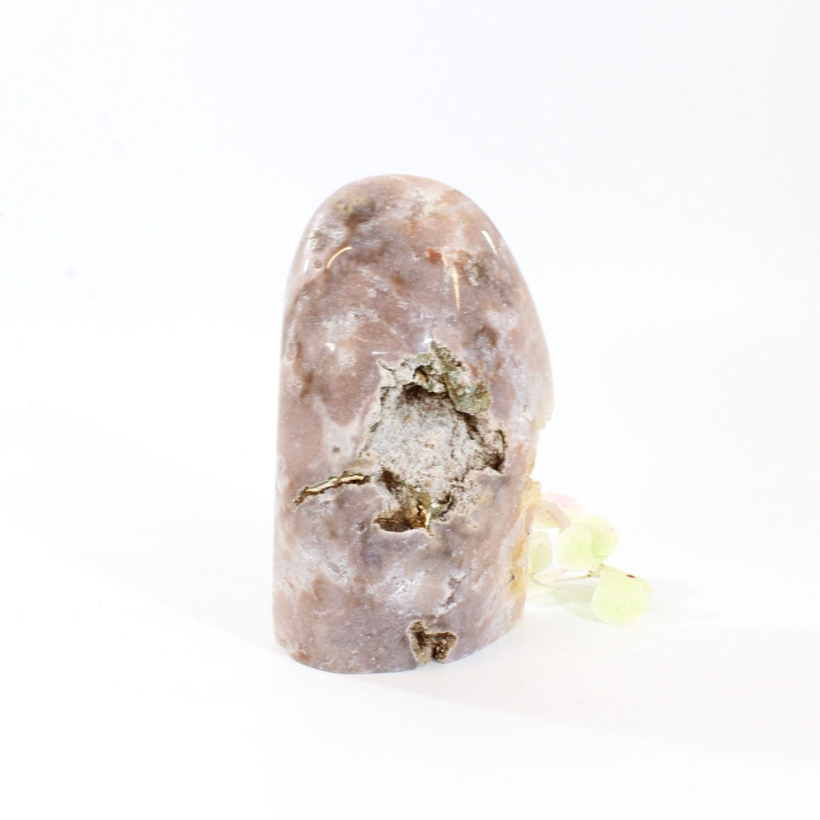 Large pink amethyst polished crystal with druzy & cave | ASH&STONE Crystals Shop Auckland NZ
