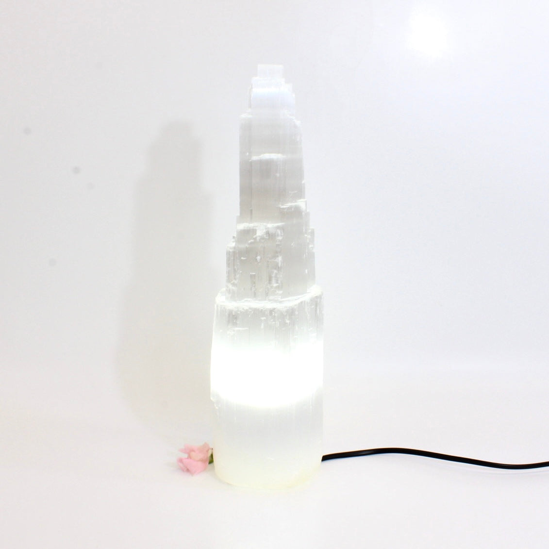 Extra large selenite crystal lamp 3.86kg | ASH&STONE Crystals Auckland NZ