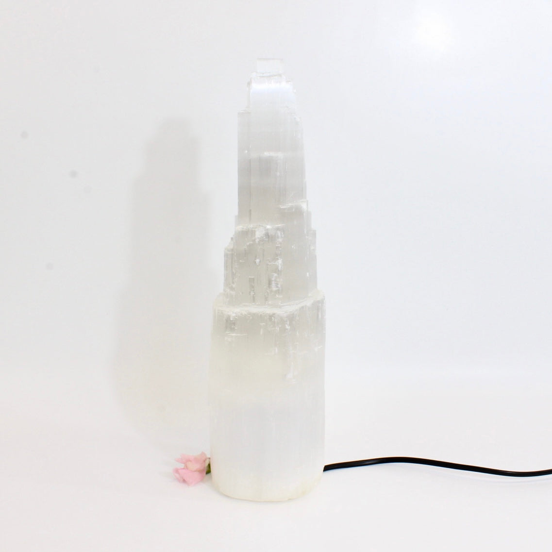 Extra large selenite crystal lamp 3.86kg | ASH&STONE Crystals Auckland NZ