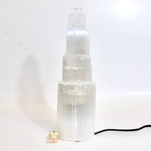 Load image into Gallery viewer, Selenite mountain crystal lamp 30cm | ASH&amp;STONE Crystals Shop Auckland NZ
