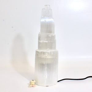 Selenite mountain crystal lamp 30cm | ASH&STONE Crystals Shop Auckland NZ