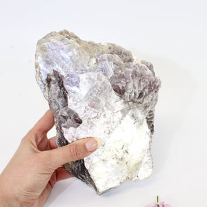 Large lepidolite crystal raw 2.28kg | ASH&STONE Crystals Shop Auckland NZ