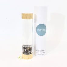 Load image into Gallery viewer, ASH&amp;STONE smoky quartz crystal water bottle
