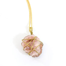 Load image into Gallery viewer, NZ-made bespoke pink amethyst crystal pendant with 18&quot; chain | ASH&amp;STONE Crystal Jewellery Shop Auckland NZ

