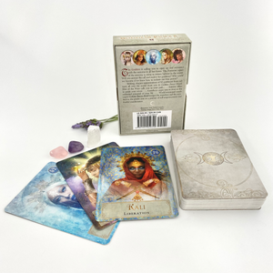 Oracle & Crystal Packs NZ: Goddess power oracle cards & crystal pack