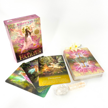 Load image into Gallery viewer, Crystal Packs NZ: Oracle of the fairies cards &amp; crystal pack
